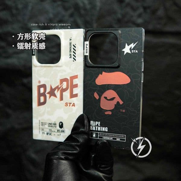 Square trendy brand suitable for Apple 15pro/14/13promax phone case iPhone 15 mens 14pro soft case T260509