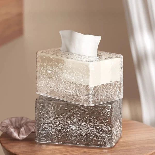 Tissue Box Household Glacier Pattern Living Room Bathroom Good-looking Light y Paper Extraction Box 260508