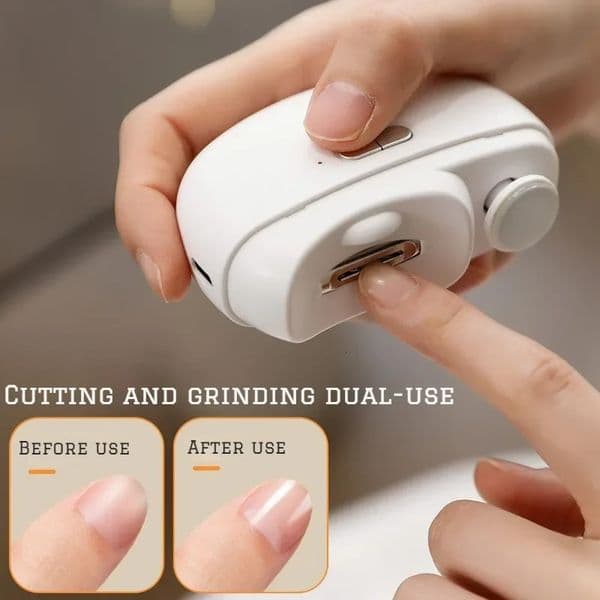 1 Pcs Electric Automatic Nail Clipper Manicure Nail Trimmer For Adult 260509