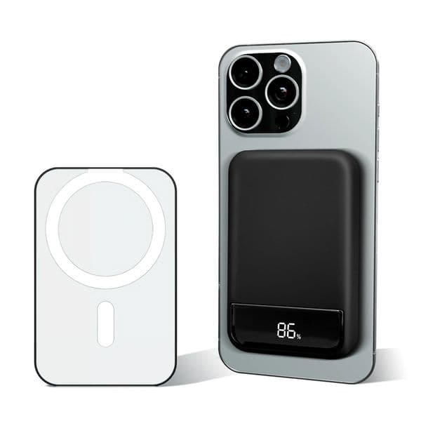 Magnetic Wireless Portable Charger Power Bank 10000mAh PD20W Built-In LED Display For iPhone 16/15/14/13/12/Pro/Mini/Pro Max 260427
