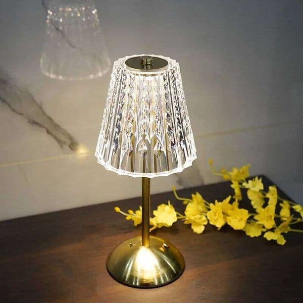 LED Table Touch Sensor Dimming USB Rechargeable Stand Desk Night Light Retro Bedside Lamp Restaurant Hotel Bar Bedroom S260508
