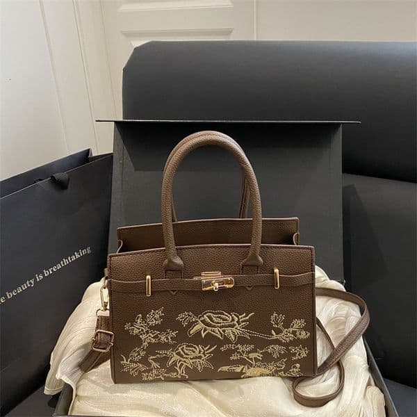 Bestseller Cross-Border Exquisite Women's Bag With High-Quality Texture, 2026 New Fashion Versatile Commuter Shoulder Crossbody Small Square Handbag Ddmytues