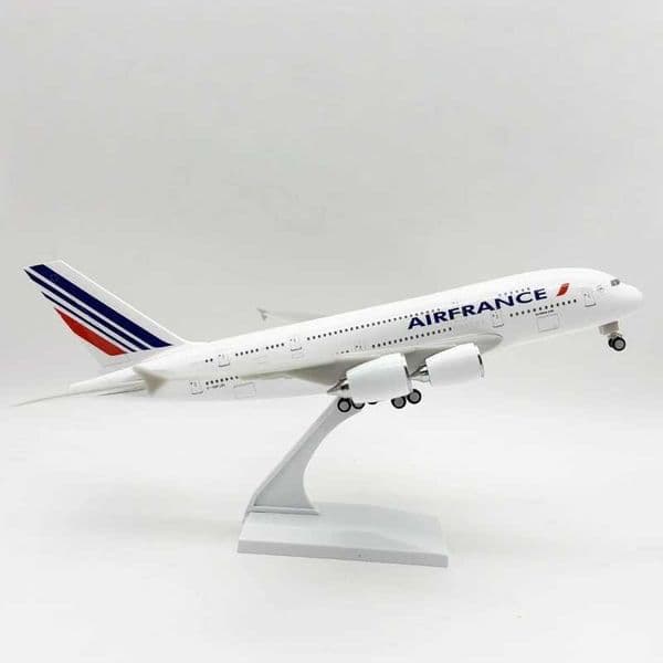30cm A380 Air France Airbus Solid Aircraft Model Toy - Display Piece for Collectors And Gift Giving L260509E3XC