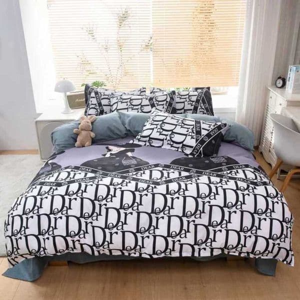 2026 Luxury Designer 3/4 Piece With Double-Sided Letter Pattern Down Duvet Cover Large Full-Size Bedding Art Free Shipping Shipping 03