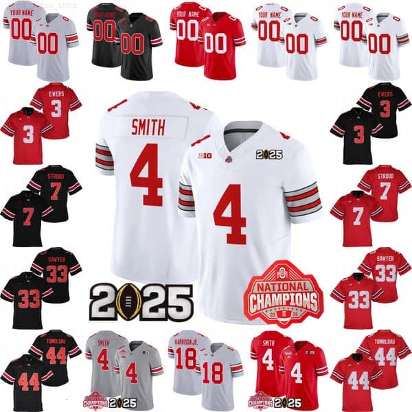 Jeremiah Smith Football Jersey - Customizable Player Name u0026 Number - Breathable Mesh Material - Youth u0026 Adult Sizes