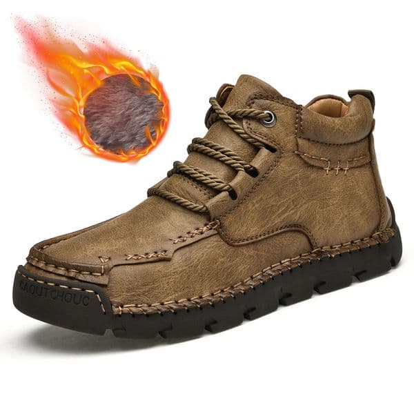 Ddmysports Cross Border Large Size New Ultra Fiber Casual Shoes Trendy Men S Martin Boots Snow Outdoor