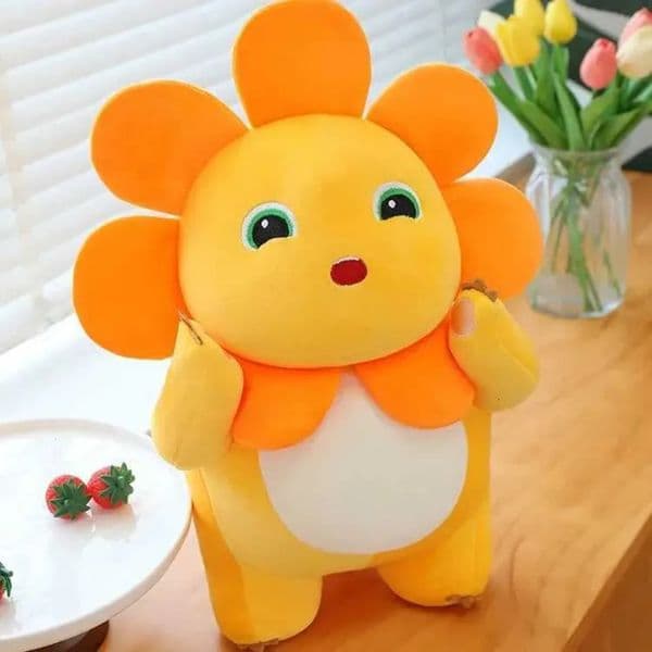 2026 Game And Toy Kaii Sunflower stuff animal Nailong Plush Toy Smile Dinosaur Silly Cute Stuffed Anime Sofa Pillow Room Decor For Kids Birthday Gift Free Shipping