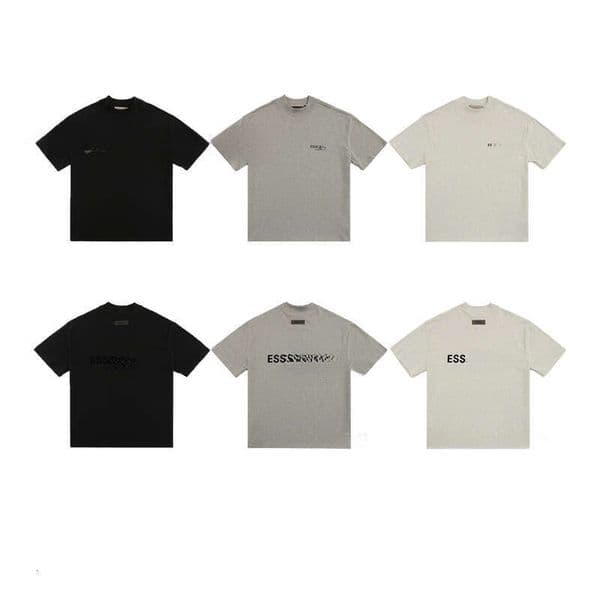 Tracksuit Essential Shirt Essentials Shirts Mens Designer Clothessummer Style Couple Clothing Large Size Loose Teenagers With Letter Print Kid Clothes