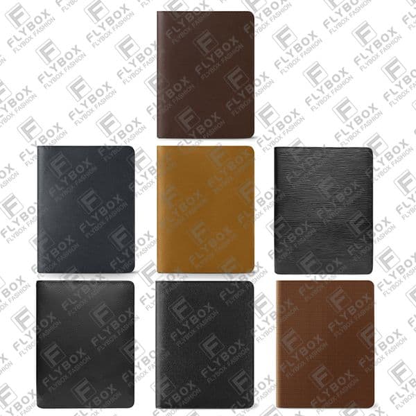 R20100 R20974 R21065 R20409 Desk Agenda Cover Notebook Cover Card Holder Unisex Fashion Casual Luxury Designer TOP Quality Purse Pouch Fast Delivery