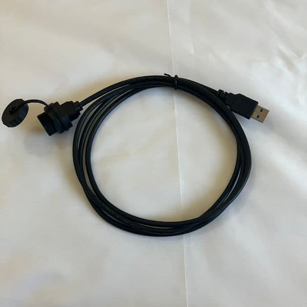 50 pcs threaded USB 3.0 female socket to male cable harness