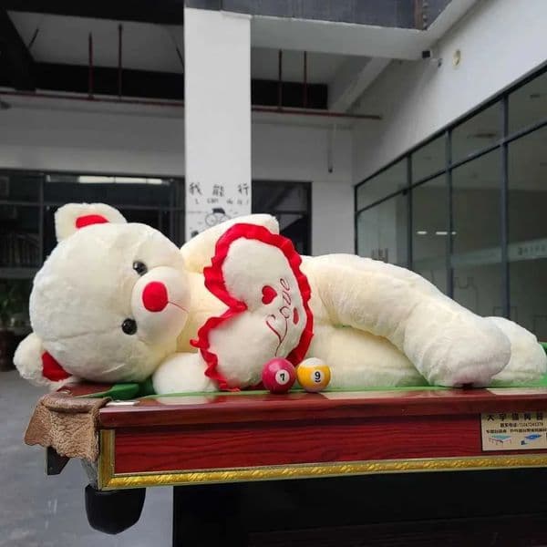 2026 2026 Game And Toy 80/100Cm Big LOVE Plush Toy Bear Giant Stuffed Animals Birthday Valentines Day Gifts Soft Pillow Dolls stuff animal Grilfriend Girls Wife Kid Fre