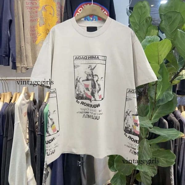 Fashion Trendy New Printed Round-Neck Short Sleeved Tshirts High-End Brand T Shirt Short Sleeve Summer Clothing Size S-Xl