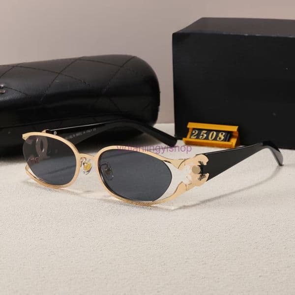cc sunglasses for women designer Polygonal fashion sunglasses for women personalized trendy street style sunglasses for women channels sun glasses