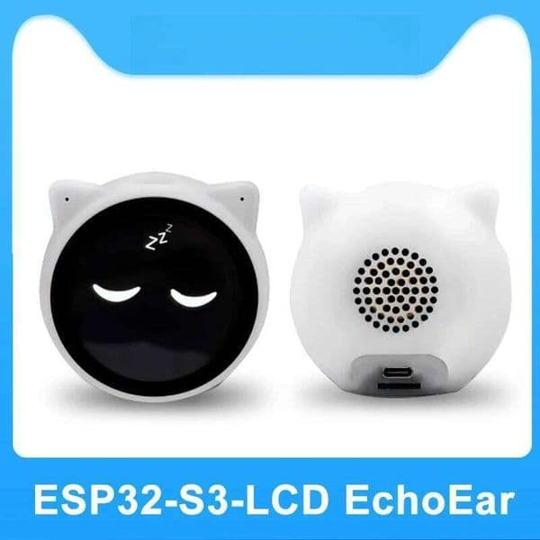 NEW HOT Esp32 S3 1.85Inch LCD Echoear Development Board With Touch Deekseep AI Cute Cat Pet Chatting Robot N32r16 Smart Glasses