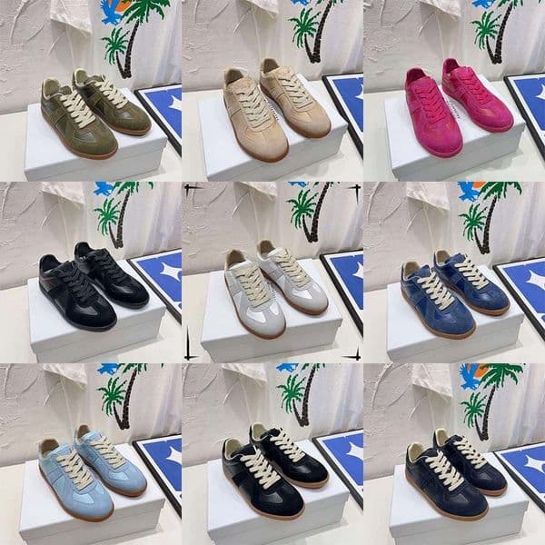 Top Designer GATs Suede Shoes Low German Army Casual Trainers Paint GAT Sneakers White Grey Gum Painter Black Nude Men Women With Box Eur 35-46