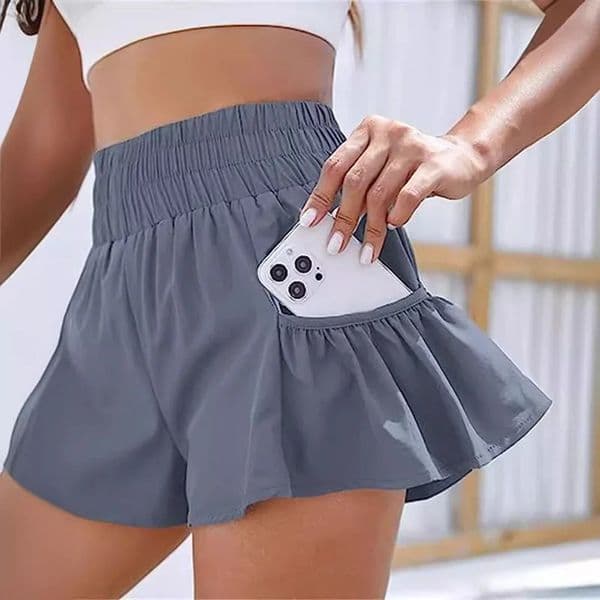 Tennis Skirt Yoga Athletic Cycling Shorts for Womens Sportswear Gym High Waist Loose Sport Outfit Fitness Running Workout Short 260508