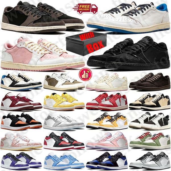Free Shipping With Box Designer Basketball travi travis 1 1s scottt low scottts lows scottes Shoes sneakers for mens womens Fragment d h gate trainers Sports quality