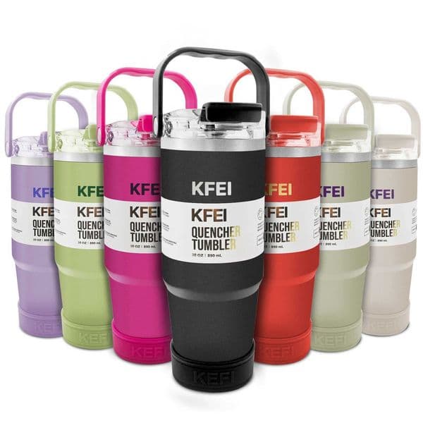 1PCS 30oz Solid Color Double Wall Stainless with Lid And Straw Keep Warm 12h And 24h Insated Outdoor StainlessJ260511