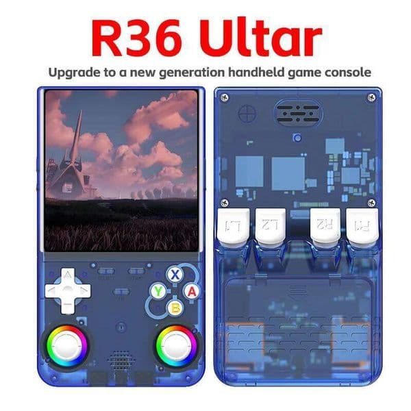 New R36 Ultra Retro Video Controller 4.0-inch IPS Screen Linux System Can Connect to WiFi Portable Handheld Game Console W260511