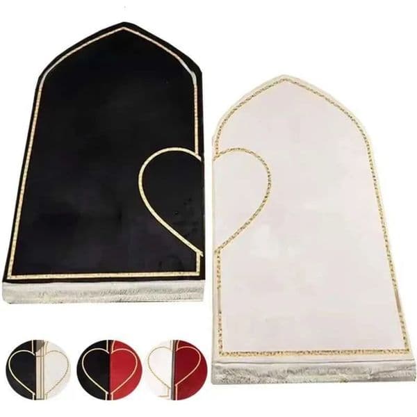 2026 2Pcs/Set Thick Printed Flannel Adult Worship Prayer Mat Couple Set Carpets Living Room Rugs For Bedroom Free Shipping 02