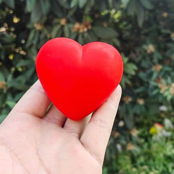New stress relief toys Red love heart pinch music adult vent ball heart-shaped childrens squeeze toy office decompression toys Z260511