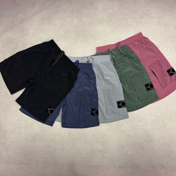 mens shorts designer Fashion cargo large pocket stone loose casual outdoor label compass logo quarter pants High quality comfortable