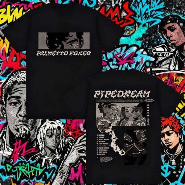 2025 Summer Palmetto State Foxes Graphic Merch T Shirt Men Women Fashion High Quality 100% Pure Cotton Printed Leisure T-shirt