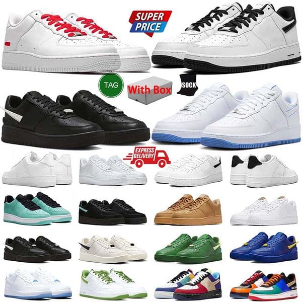 1 shoes men free shipping af1s running airforc 1 for women mens trainers forc one triple white black wheat panda high low designer outdoor sneakers