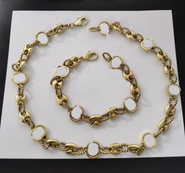 Luxury Designer necklaces designer bracelet Men's jewelry classic vintage necklace Pendant Necklace #001