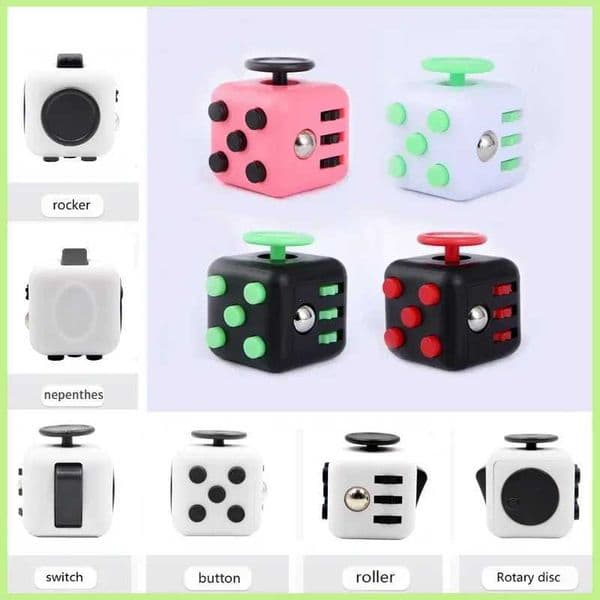 Antistress Toys Hand Pinching Venting Anti Anxiety Games Kids Gift 6sided Playable Decompression Finger Tip Dice Z260511