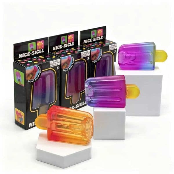 Random color 1pcsSchylling NeeDoh Nice Cube Nice-Sicle Squishy funing Ice Cream Sensory Stress Relief Squeeze Fidget for ADHD An X260511