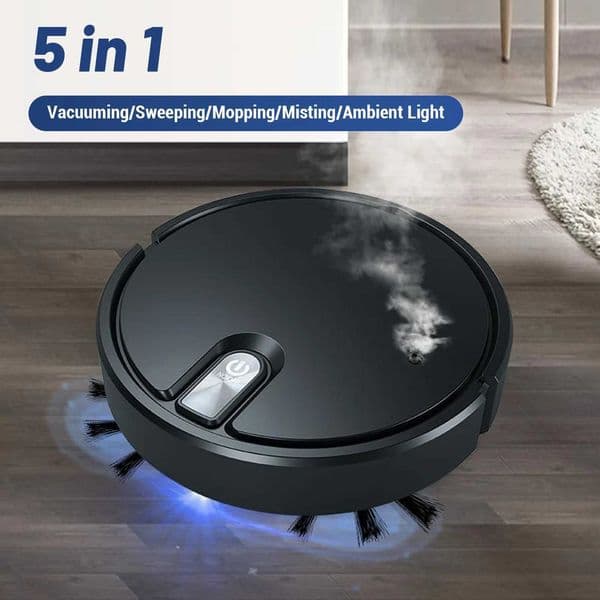 Robot Vacuum Cleaner 55db Low Noise 90 Min Runtime Slim Automatic Robotic Vacuum Cleaner Multifunctional 04L Dustbin for Home S260509