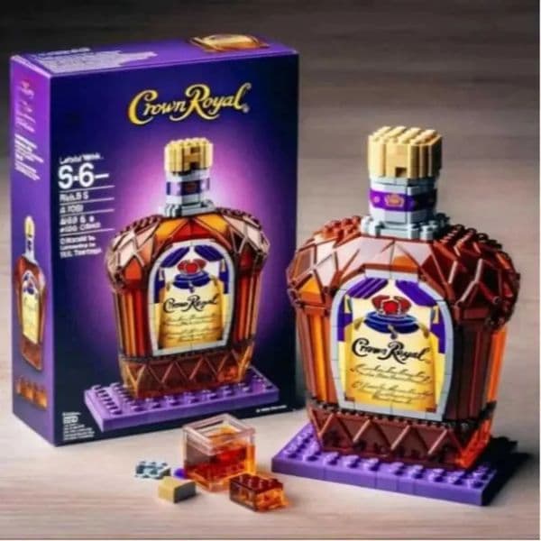 2026 Build Block Set Block Whiskey Simulation brick Wine Bottle Assemble Blocks Creative Building Blockornaments Home Decor Toy