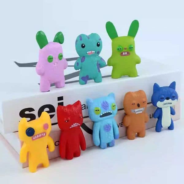 Hot Fuggler Figure Toys Blind Box Funny Ugly Tooth Monsters Fugglers Action Figurine Collectible Model Dolls Gift Kids