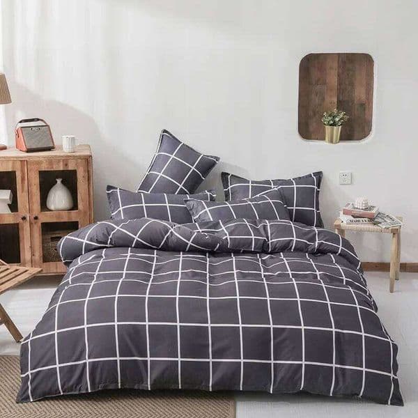 New Comfortable Soft Skin-friendly Aloe Vera Four-piece Set Active Cotton Bedding Sheet Quilt Cover W260511