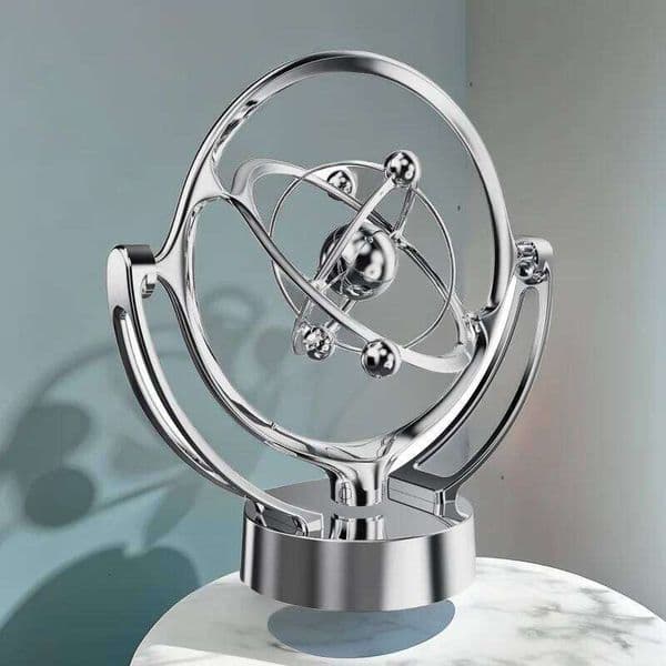 Electronic Perpetual Motion Model Desktop Decor Rotating Swinger Celestial Newton Pendulum Home Office Desk Ornament 26W05011