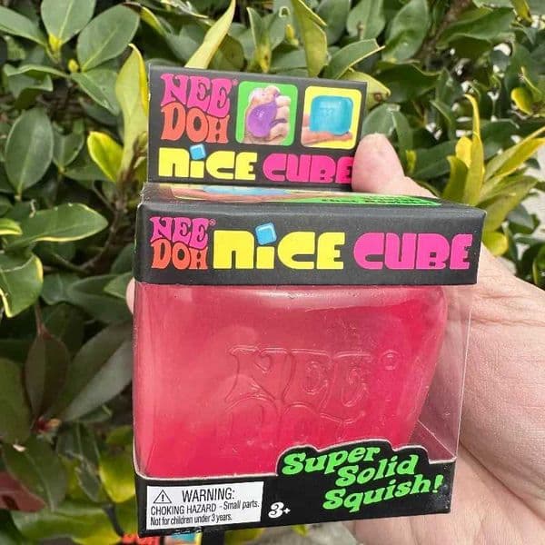 2026 NEW Schylling NeeDoh Nice Cube Sensory Squeeze Toy with Super Solid Squish Stress Relief Anxiety Sensory Tool - 225 Cube X260511