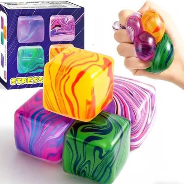 Stress-relief Toy Ice Cube Ornament Fidget Toys Cube Squeeze Anti-Stress Fidget Toy Squishy Simulated Ice Cube Dumpling Squishy X260511