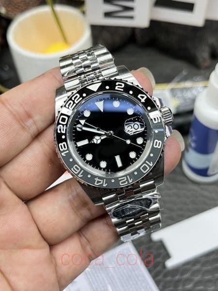 TOP quality men watches GMT 40mm 3285 Movement Sapphire 904L Stainless Dive Automatic mechanical 126710 Black Dial Jubileemens watch