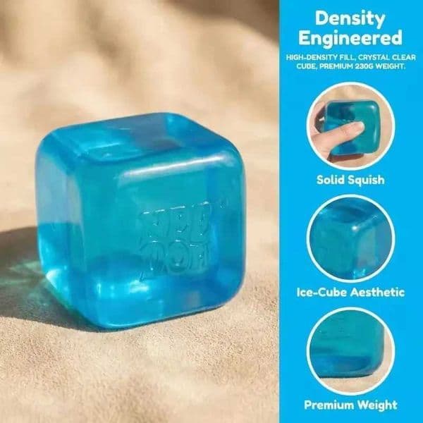 In Stock Schylling NeeDoh Nice Cube Squishy Toy Anti-Stress Sensory Cube Pressure Relief Souvenir Gift for Kids L260511