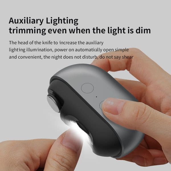 Fully automatic electric nail clipper - Home safety protection - Long-lasting battery life - Portable nail trimming device