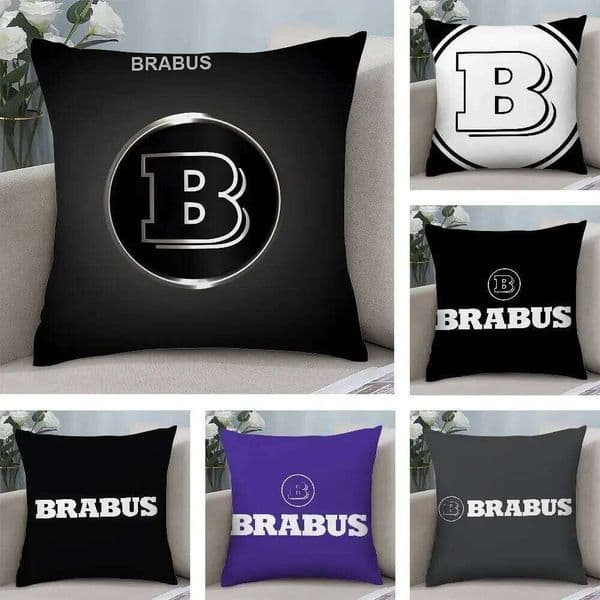 Luxury B-BRA-B-B-BUS Pillow Case Square DoubleSided Print Cushion Case For Sofa Home Bedchamber Decor Gift 26Y0509