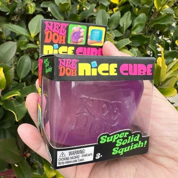 Needoh Nice Cube Sensory Stress Reliever Fidget Tool for Anxiety Focus Desk Sensory Cube for Adults Kids X260511
