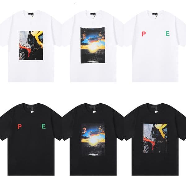 10A AAA+ Designer purples T Shirt Unisex Letter Print Short Sleeve Tee Premium Cotton Casual Top Hip Hop Streetwear Fashion Daily Short Tee for Men Women
