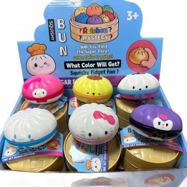 Dumpling Squishy Dumpling Squishy Original Soft Fidget Toys Random Mysteries Dumplings Toys Funny Birthday Gifts X260511