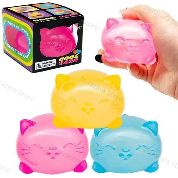 Schylling Cute Mini Cat Maltose Decompression Toy Non Stick Odorless Fun Toy Pressure Relief Tool For Adults Students X260511