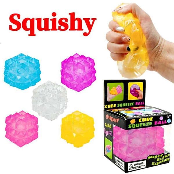 Squishy Needoh Nice Cube Sensory Stress Relief Anxiety Sensory Tool for Focus ADHD Office Desk Calming Gadget X260511