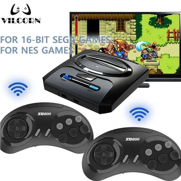 VILCORN Wireless Retro Console Sega Game Stick Controller Support 2 Players For Dendy Nes Gift Dropshipping W260511