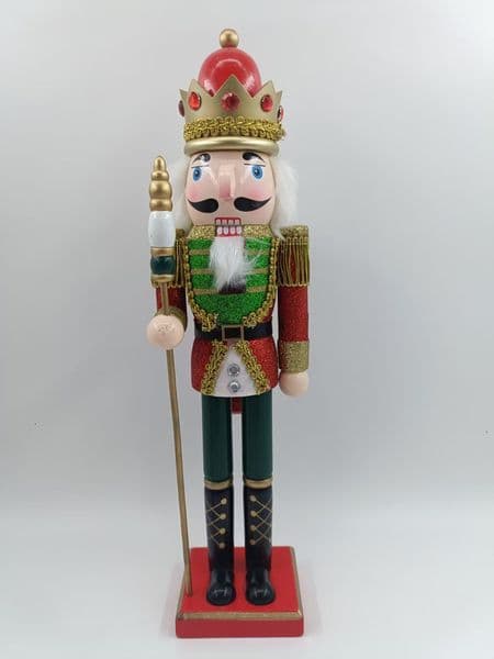 15" Royal Emperor Nutcracker Christmas Holiday Tabletop Decoration