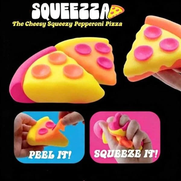 Schylling Nee Doh Pizza Cheese Soft Sensory Fidget Squishy Squeeze Toy Stress Relief For Focus Relax Creative Gift For Adults X260511